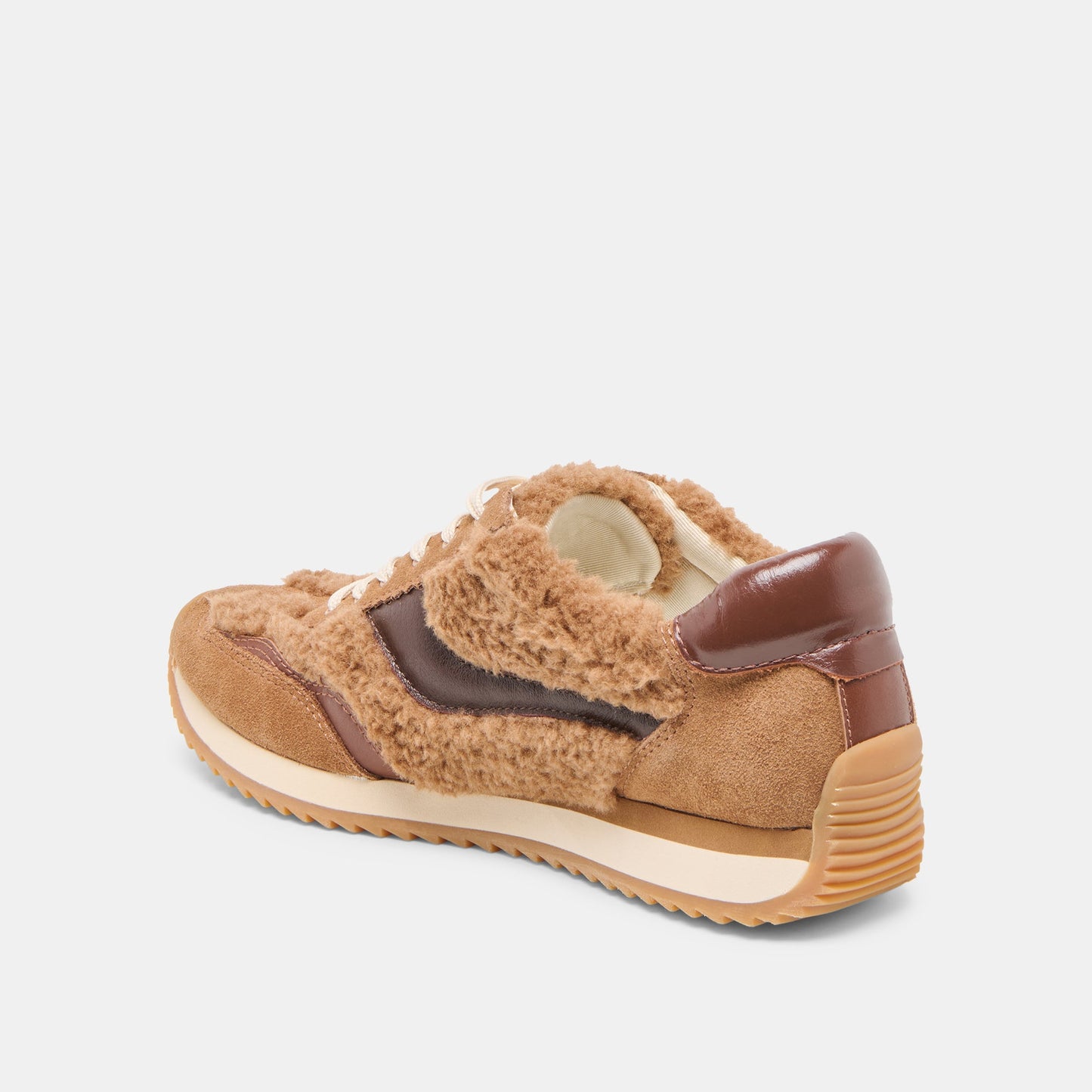 B.NTCD Plush Brown Plush Sneakers Dolce Vita