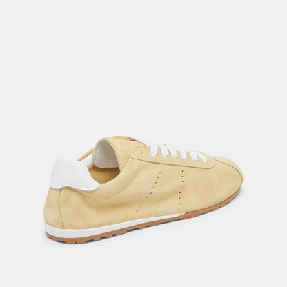 Serina Yellow Suede Sneakers Dolce Vita
