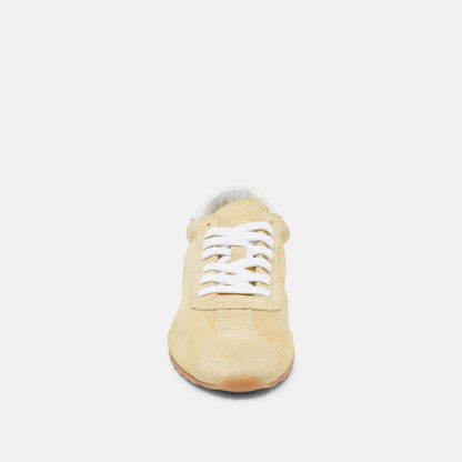 Serina Yellow Suede Sneakers Dolce Vita