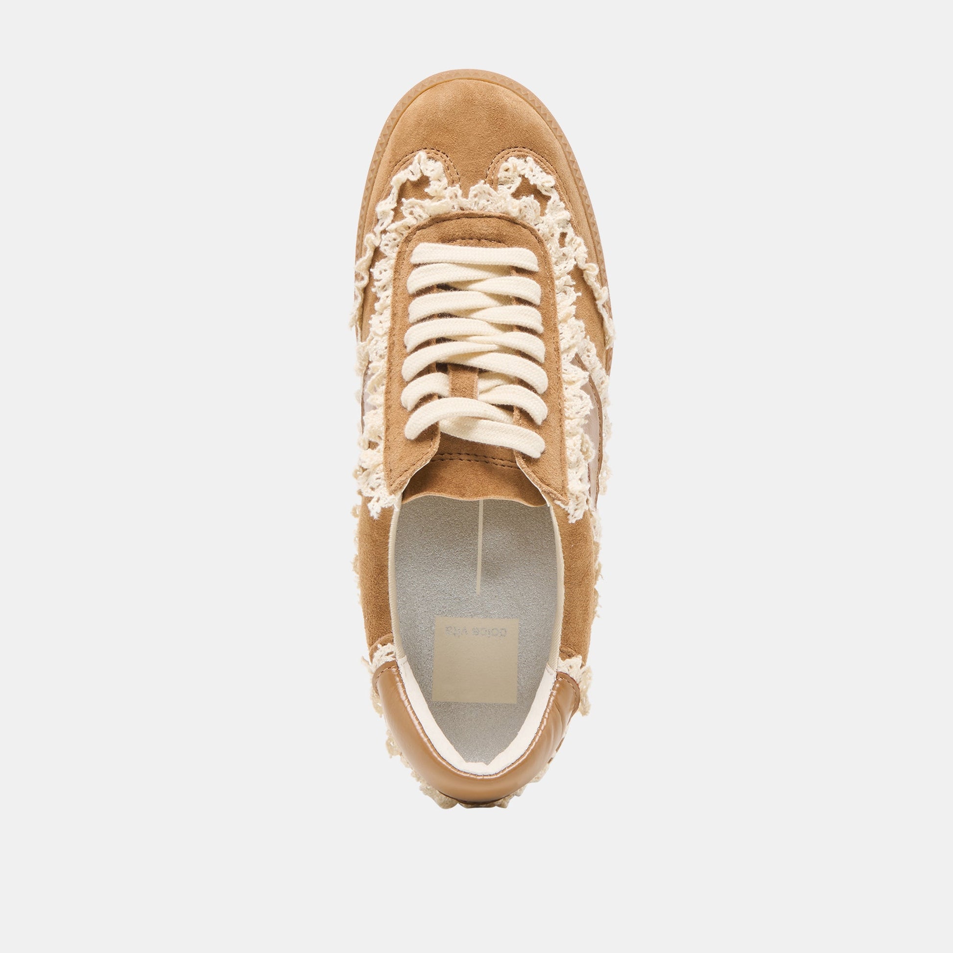 Notice Lace Lt Brown Suede Sneakers Dolce Vita