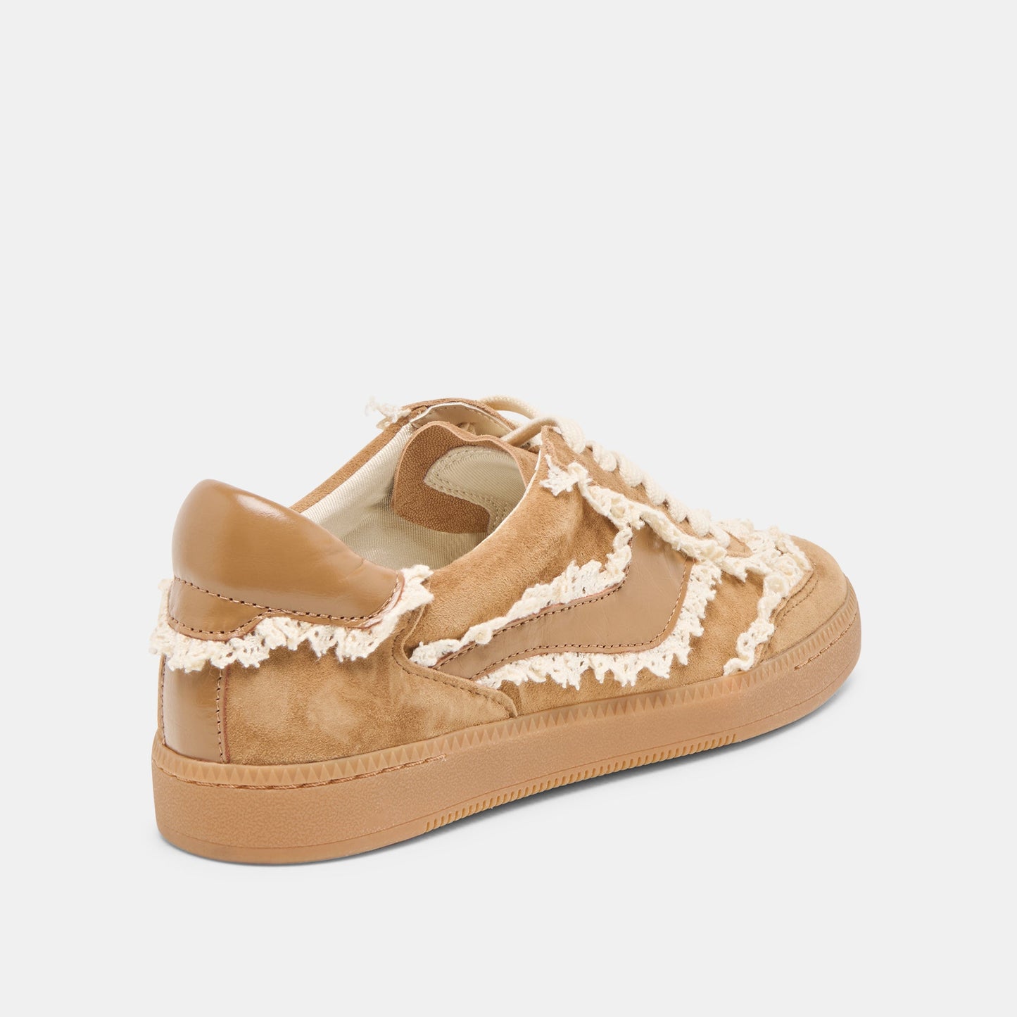 Notice Lace Lt Brown Suede Sneakers Dolce Vita
