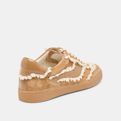Notice Lace Lt Brown Suede Sneakers Dolce Vita