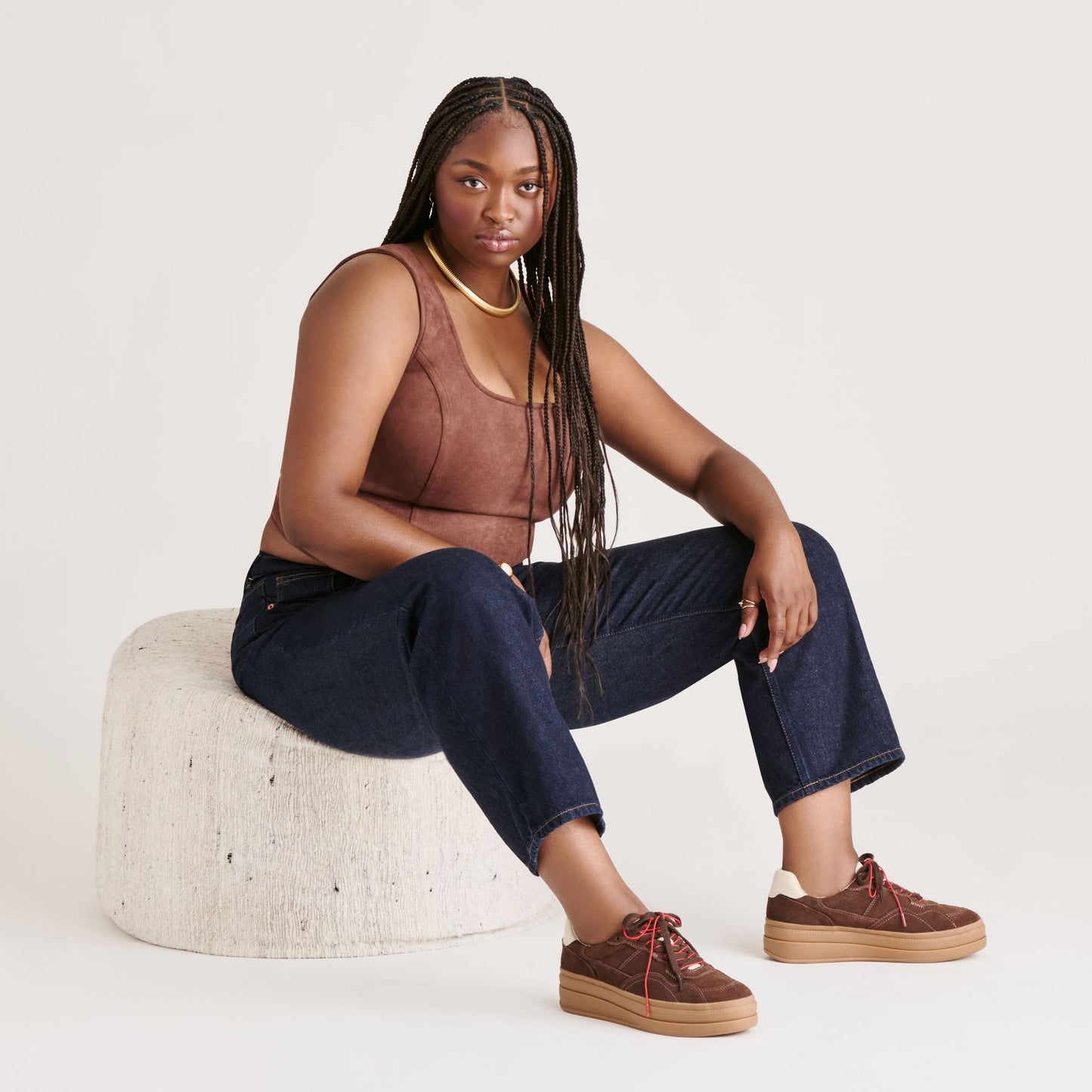 Naomy H2O Waterproof Dk Brown Suede Sneakers Dolce Vita