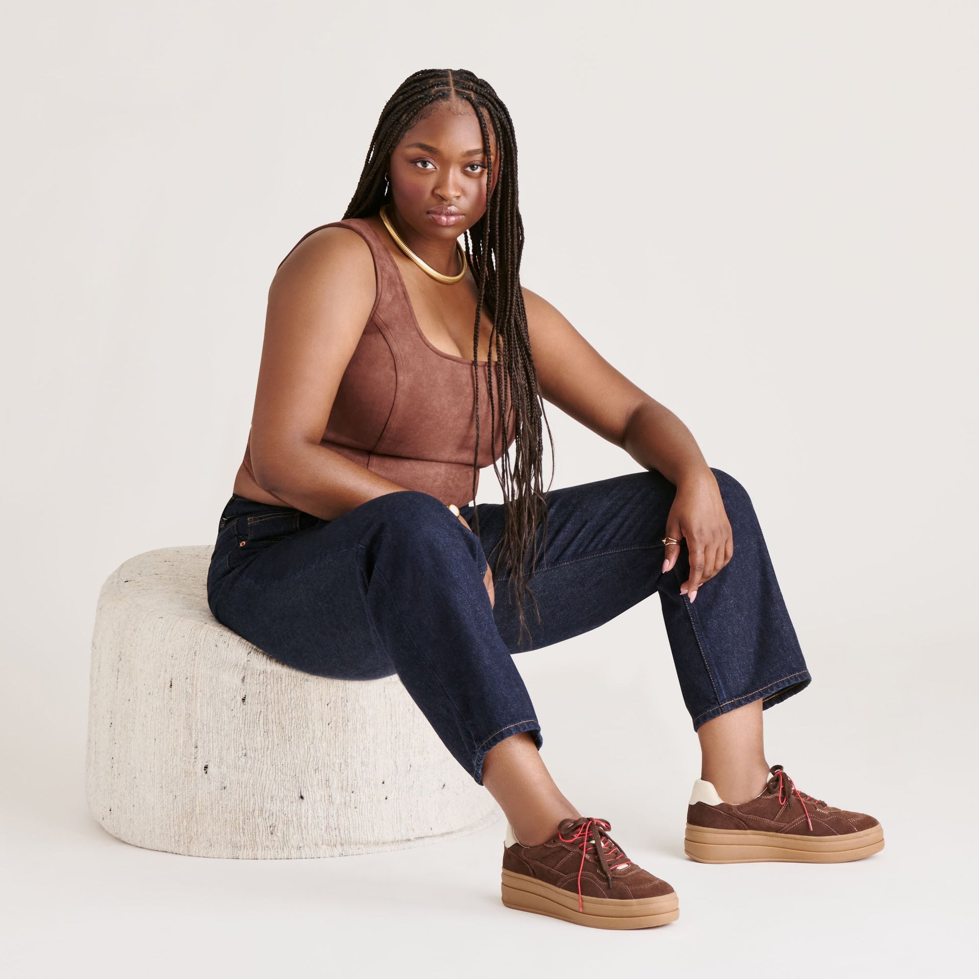 Naomy H2O Waterproof Dk Brown Suede Sneakers Dolce Vita