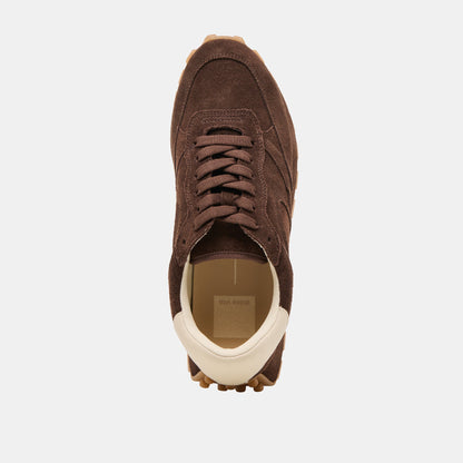 Tricia Dk Brown Suede Sneakers Dolce Vita