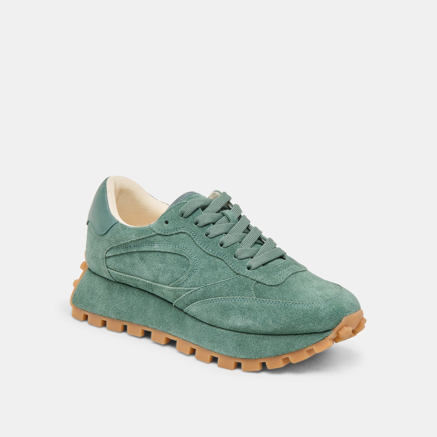 Tricia Dk Green Suede Sneakers Dolce Vita