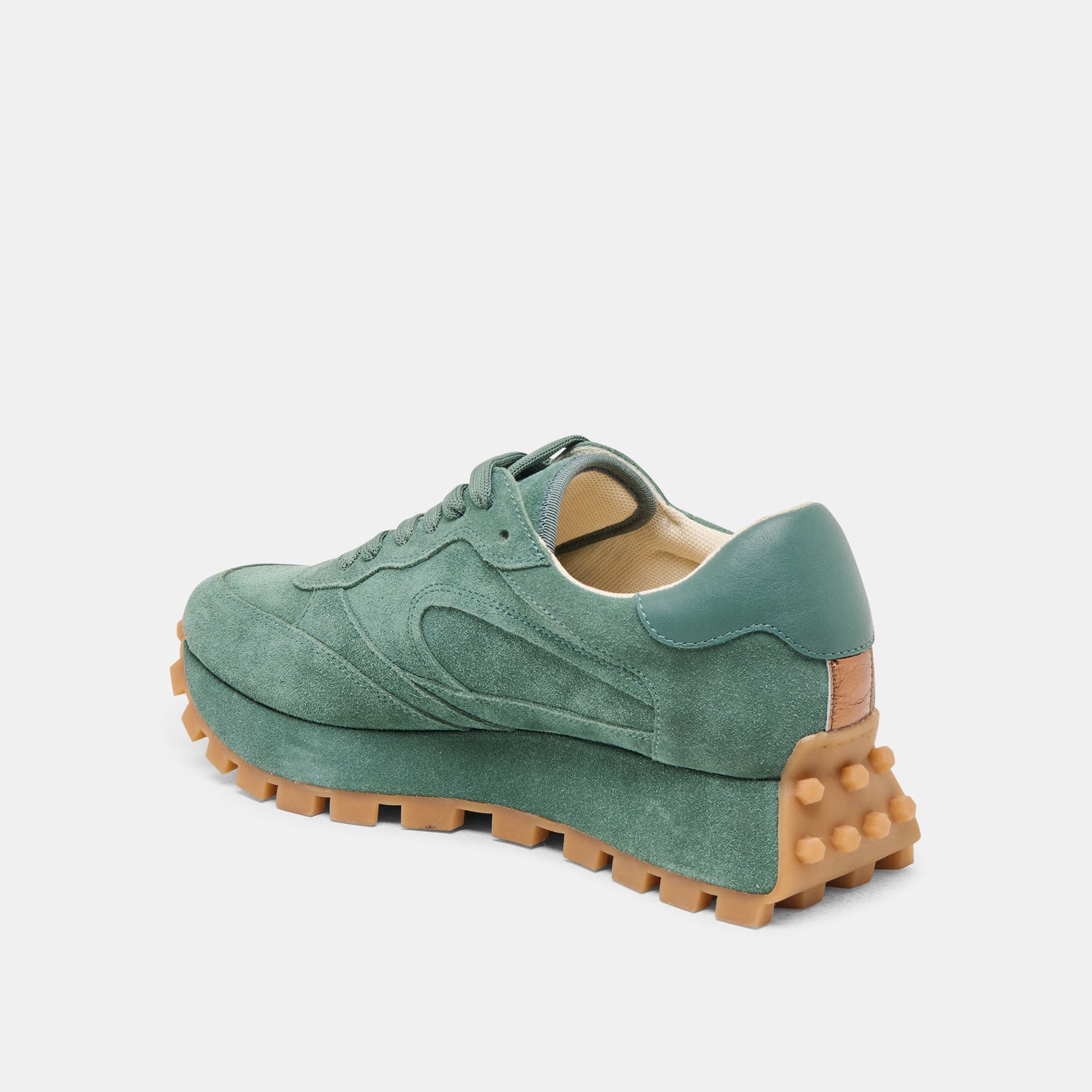 Tricia Dk Green Suede Sneakers Dolce Vita