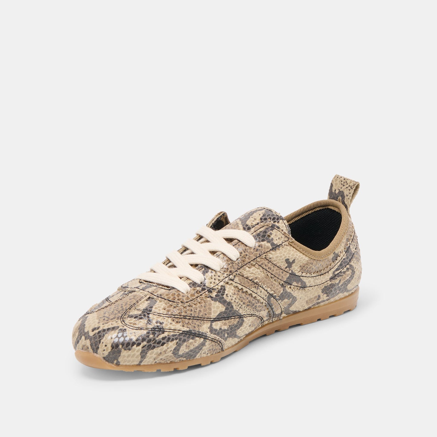 Viper Snake Print Embossed Leather Sneakers Dolce Vita