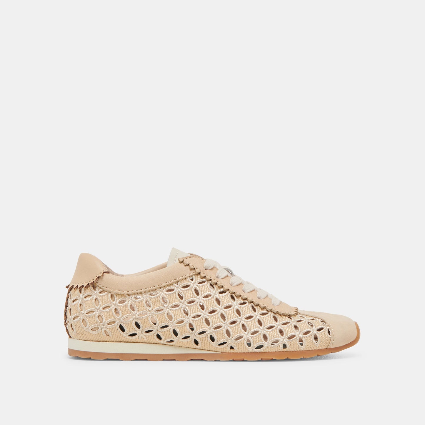 DANIE EYELET PERF SNEAKERS LT NATURAL RAFFIA Dolce Vita