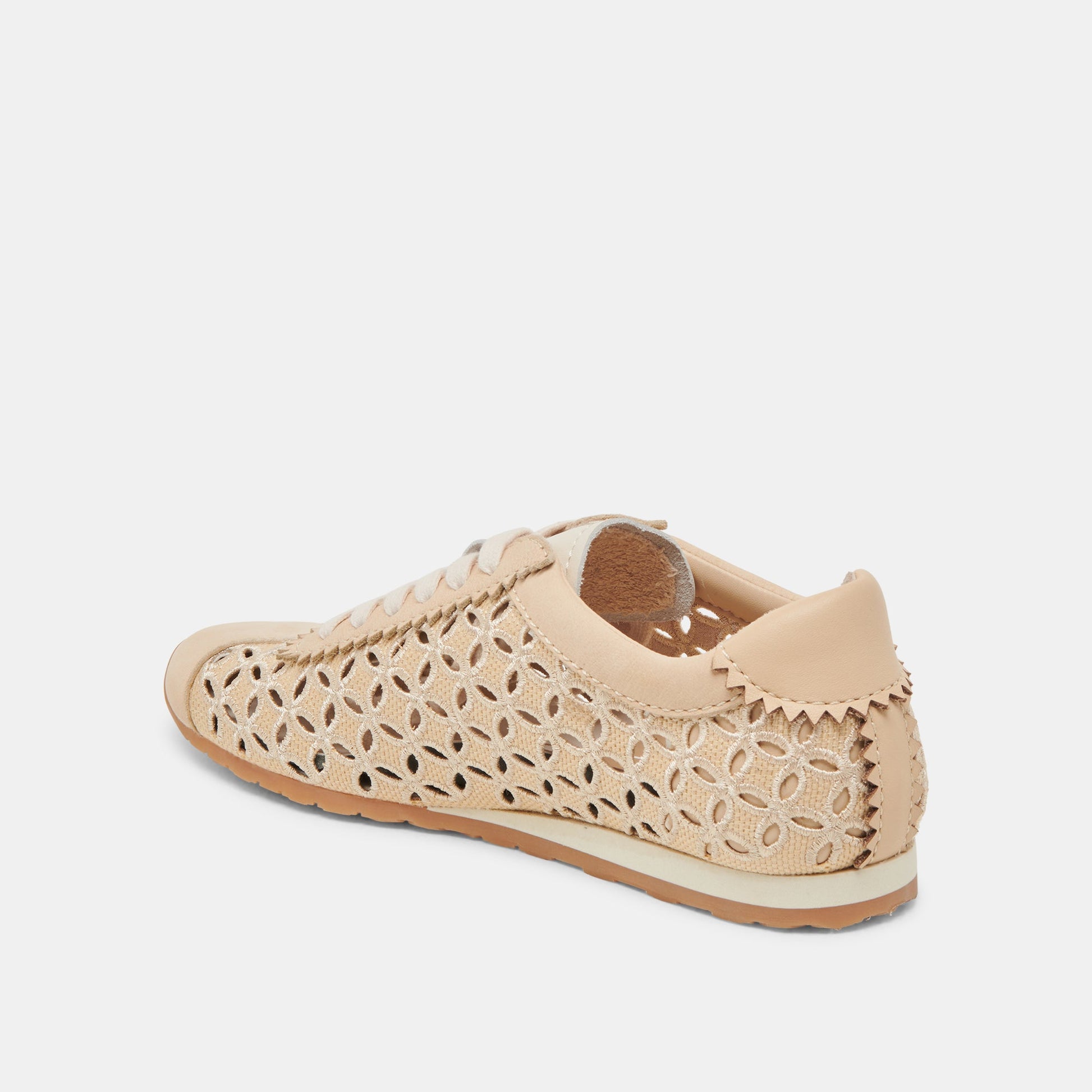 DANIE EYELET PERF SNEAKERS LT NATURAL RAFFIA Dolce Vita