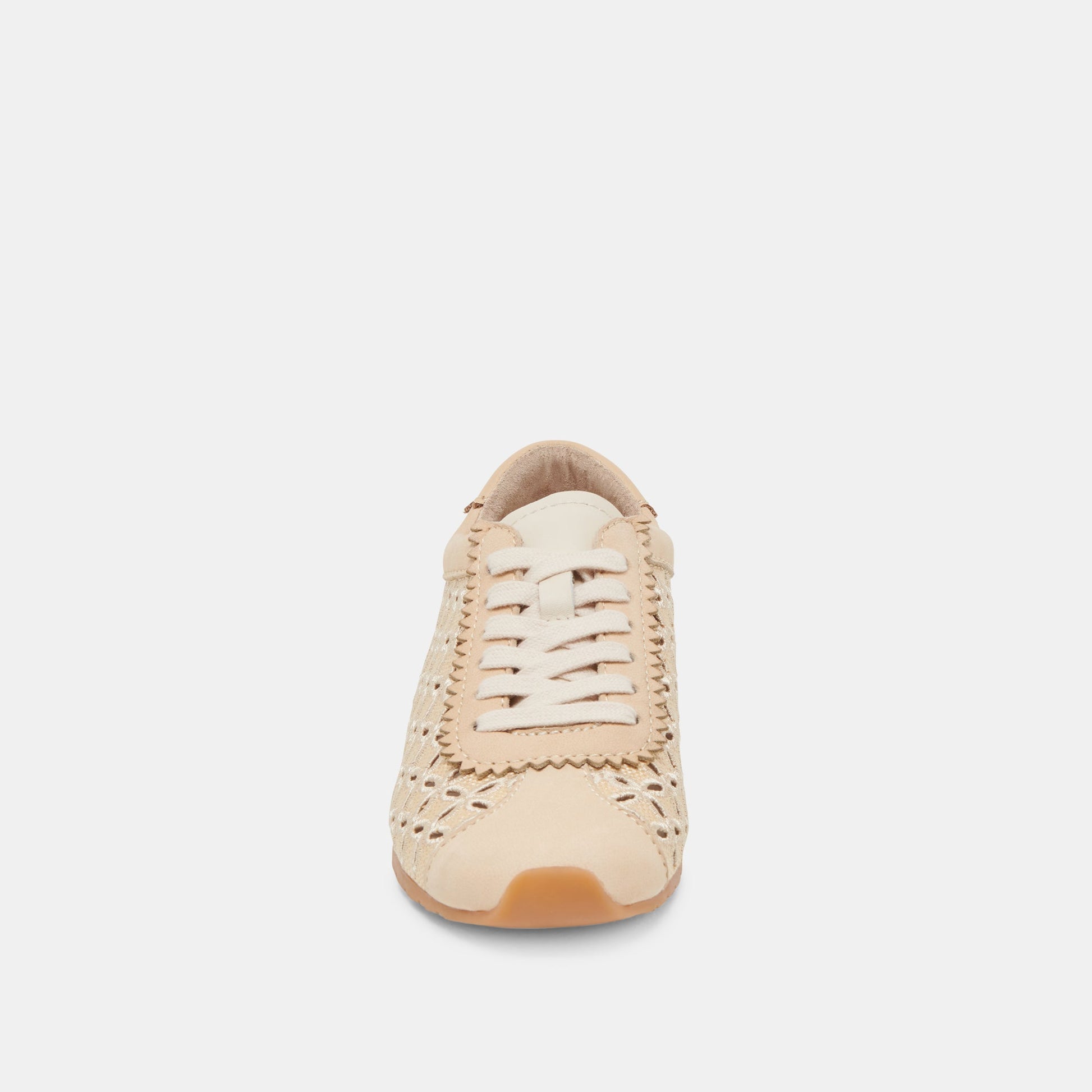 DANIE EYELET PERF SNEAKERS LT NATURAL RAFFIA Dolce Vita