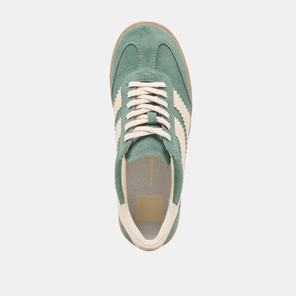 Merit Dk Green Suede Sneakers Dolce Vita