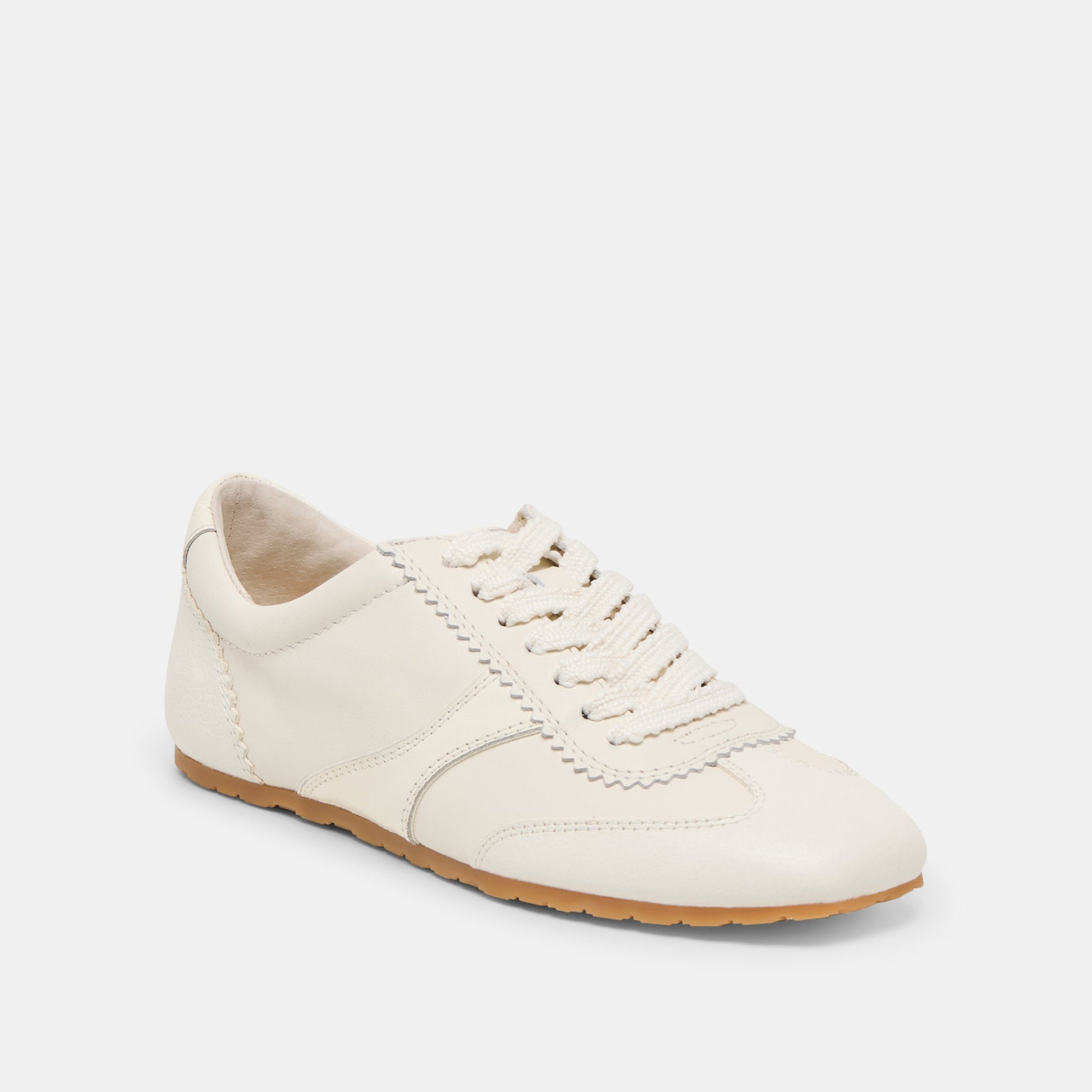 Dorie White Leather Sneakers Dolce Vita