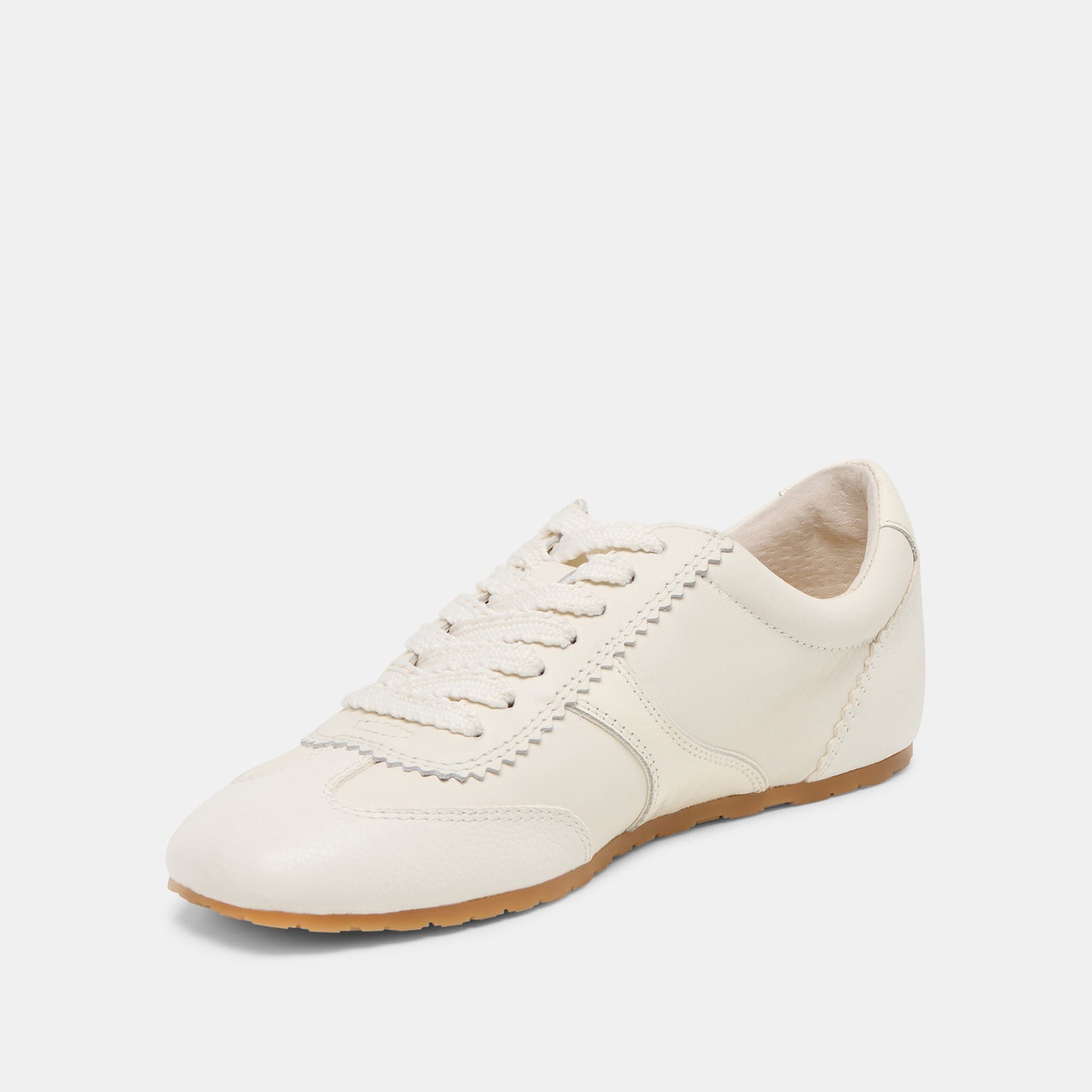 Dorie White Leather Sneakers Dolce Vita