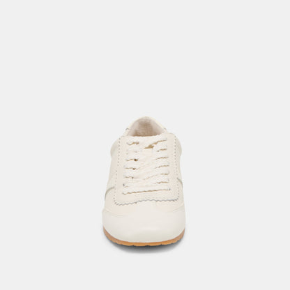Dorie White Leather Sneakers Dolce Vita