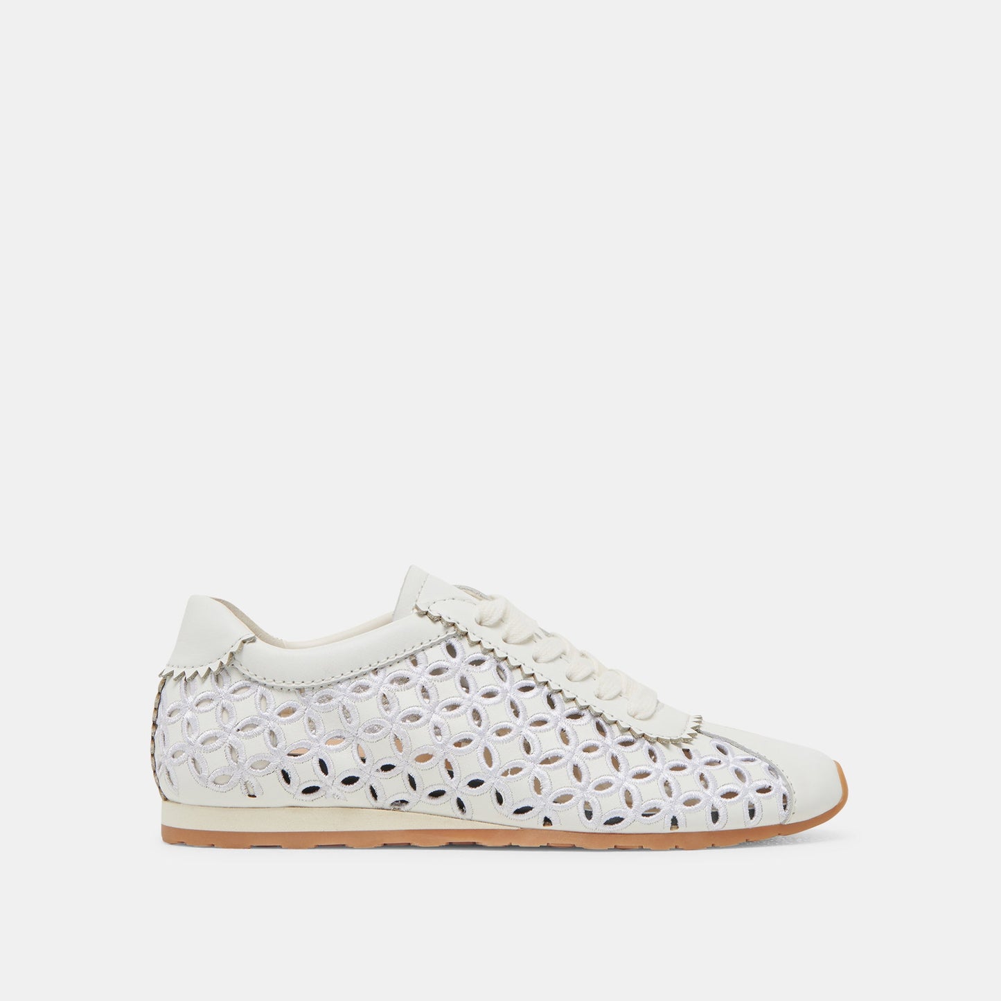 DANIE EYELET PERF SNEAKERS TRUE WHITE LEATHER Dolce Vita