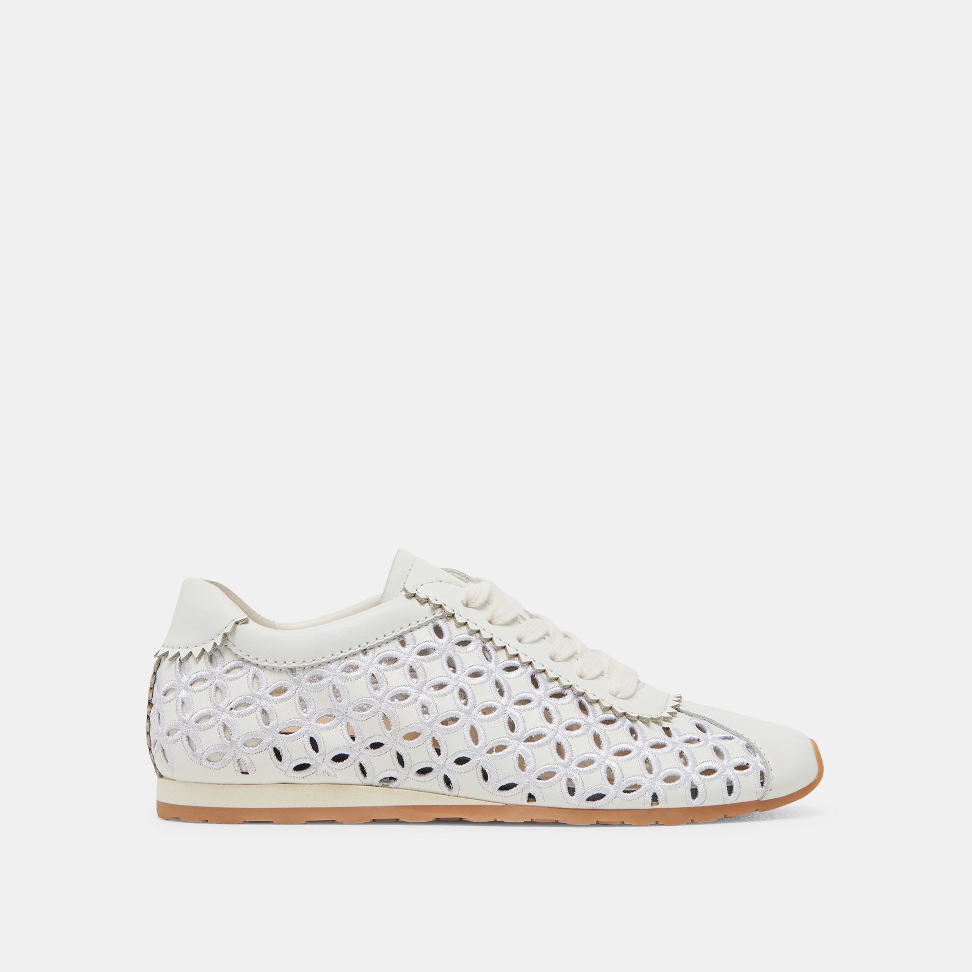 DANIE EYELET PERF SNEAKERS TRUE WHITE LEATHER Dolce Vita