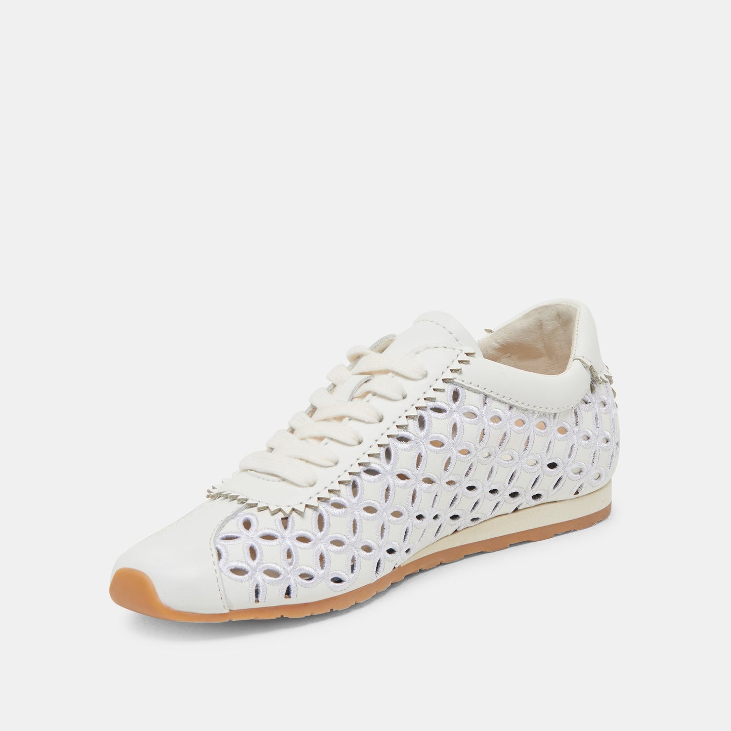 DANIE EYELET PERF SNEAKERS TRUE WHITE LEATHER Dolce Vita