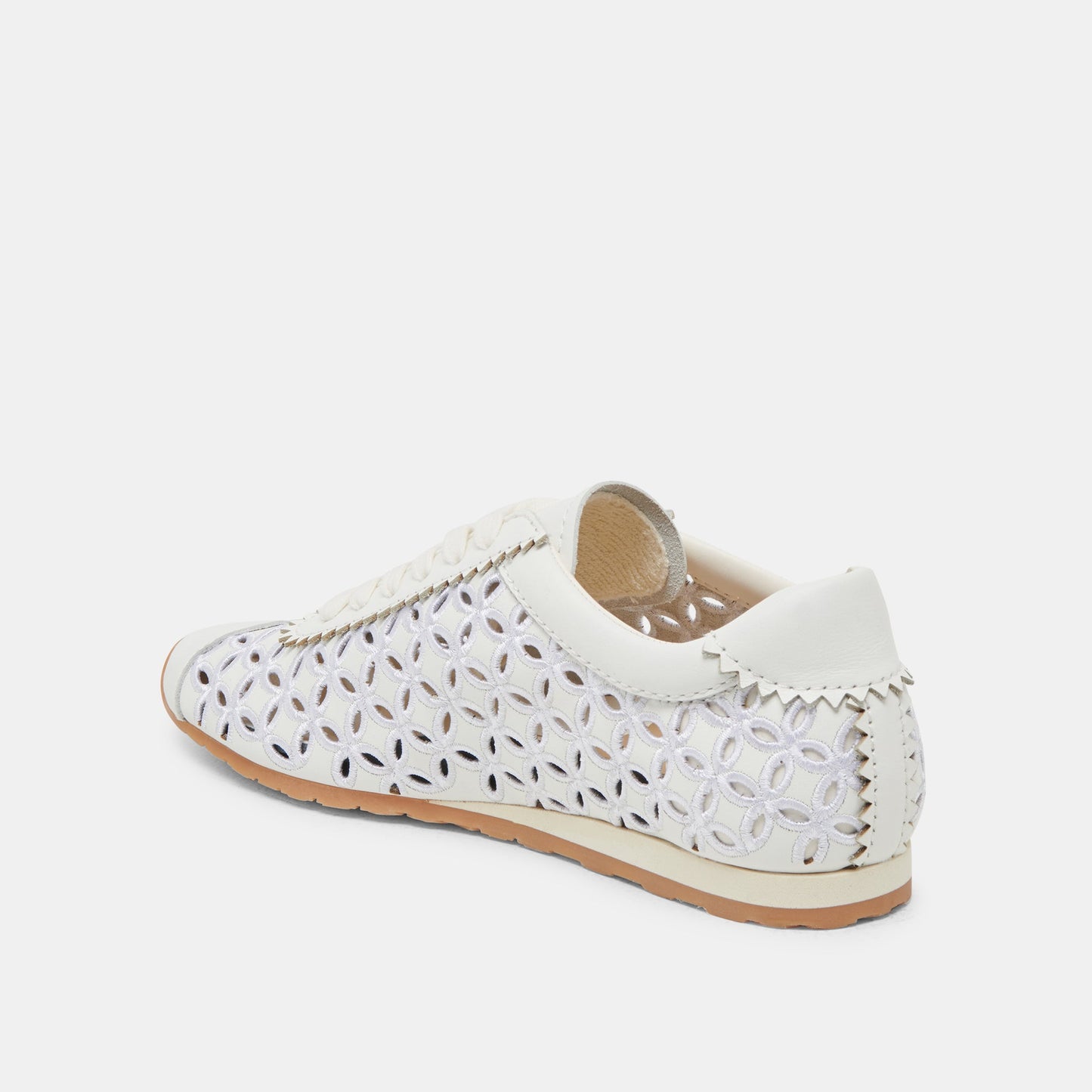 DANIE EYELET PERF SNEAKERS TRUE WHITE LEATHER Dolce Vita