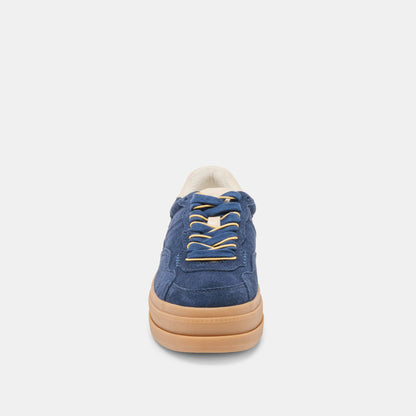 Naomy H2O Waterproof Navy Suede Sneakers Dolce Vita