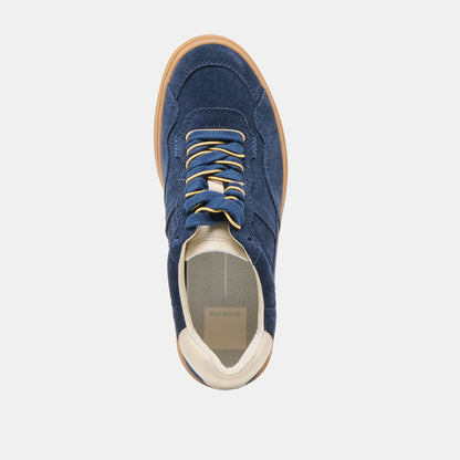 Naomy H2O Waterproof Navy Suede Sneakers Dolce Vita