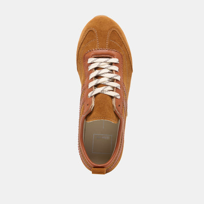 Viper Cognac Suede Sneakers Dolce Vita
