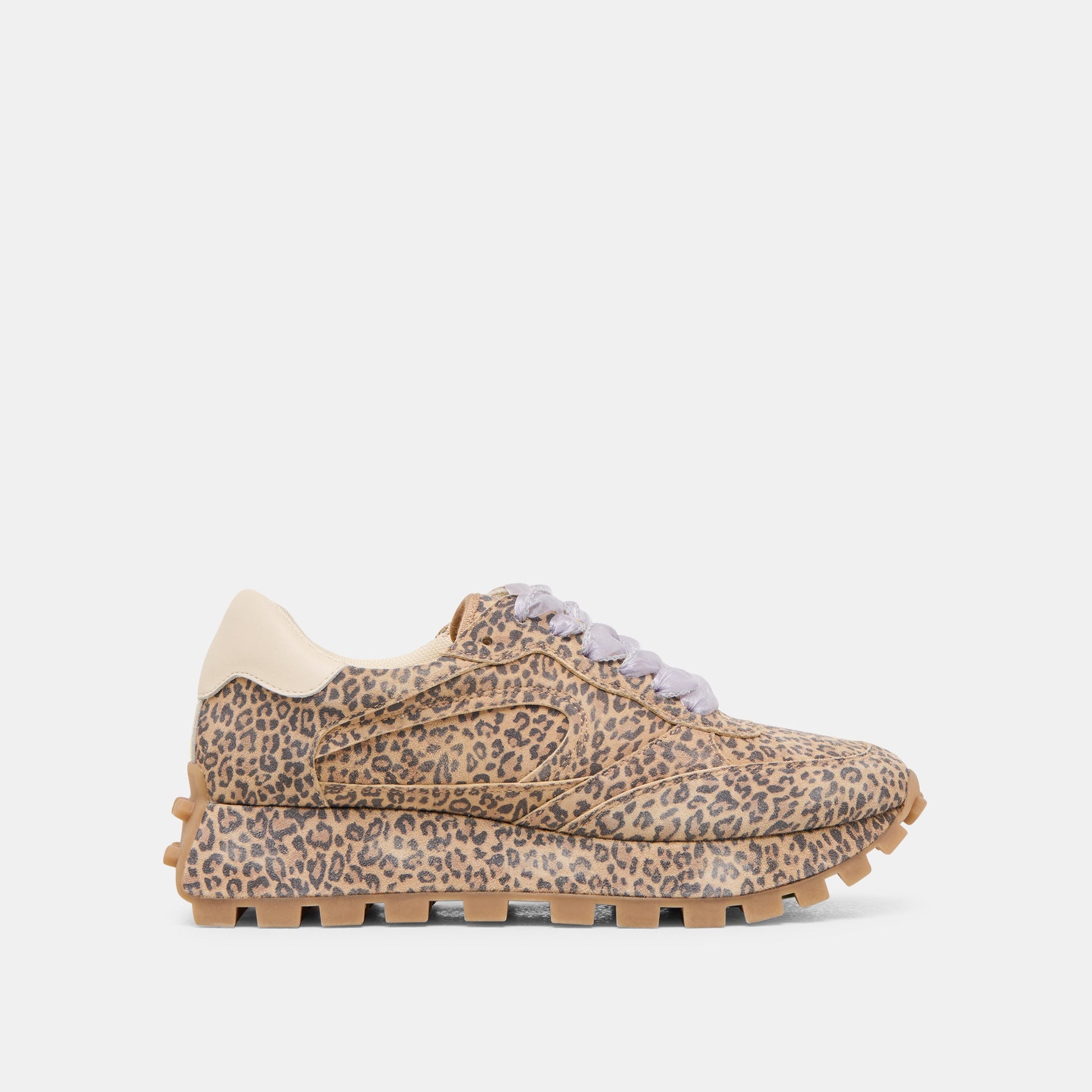 Tricia Tan Leopard Printed Suede Sneakers Dolce Vita