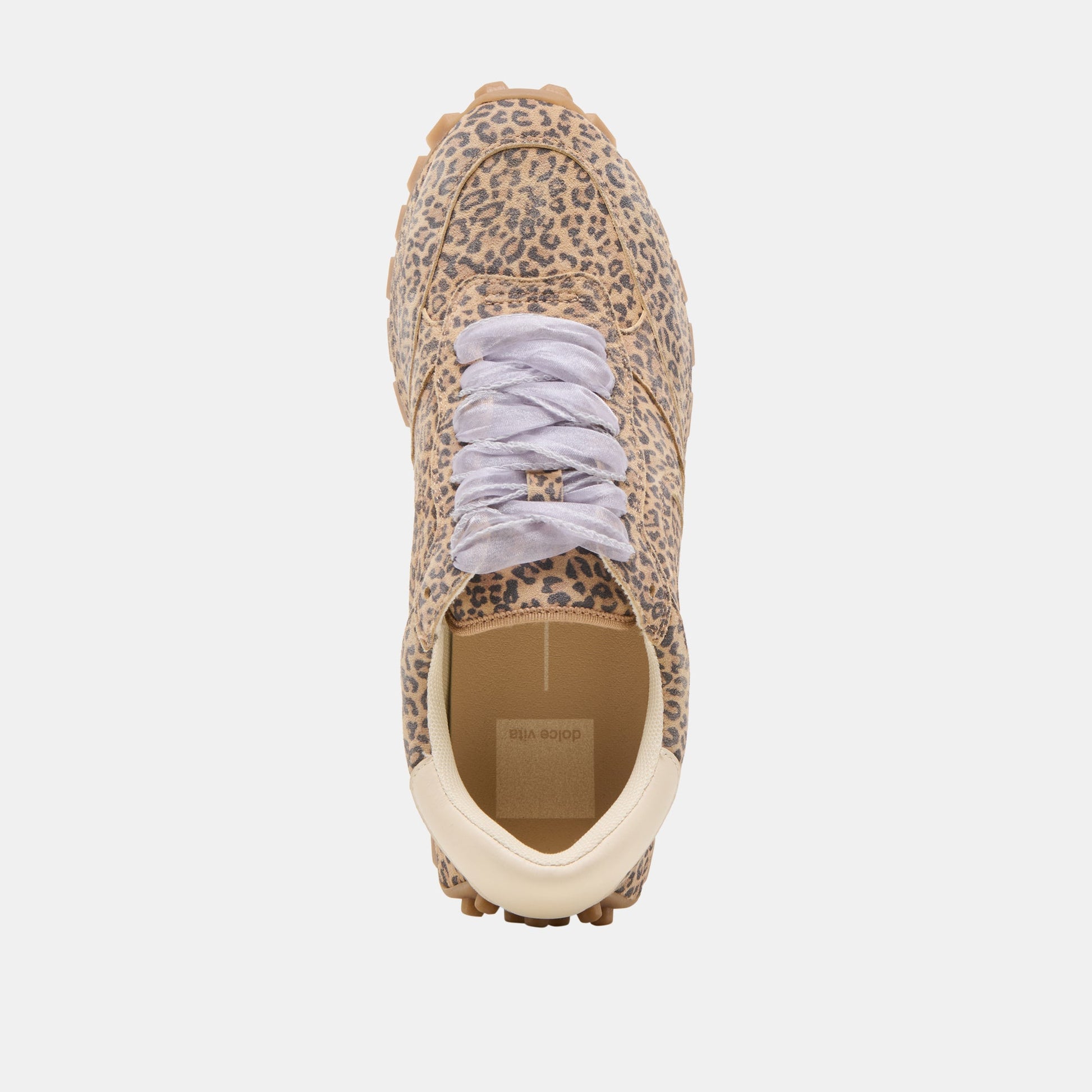 Tricia Tan Leopard Printed Suede Sneakers Dolce Vita