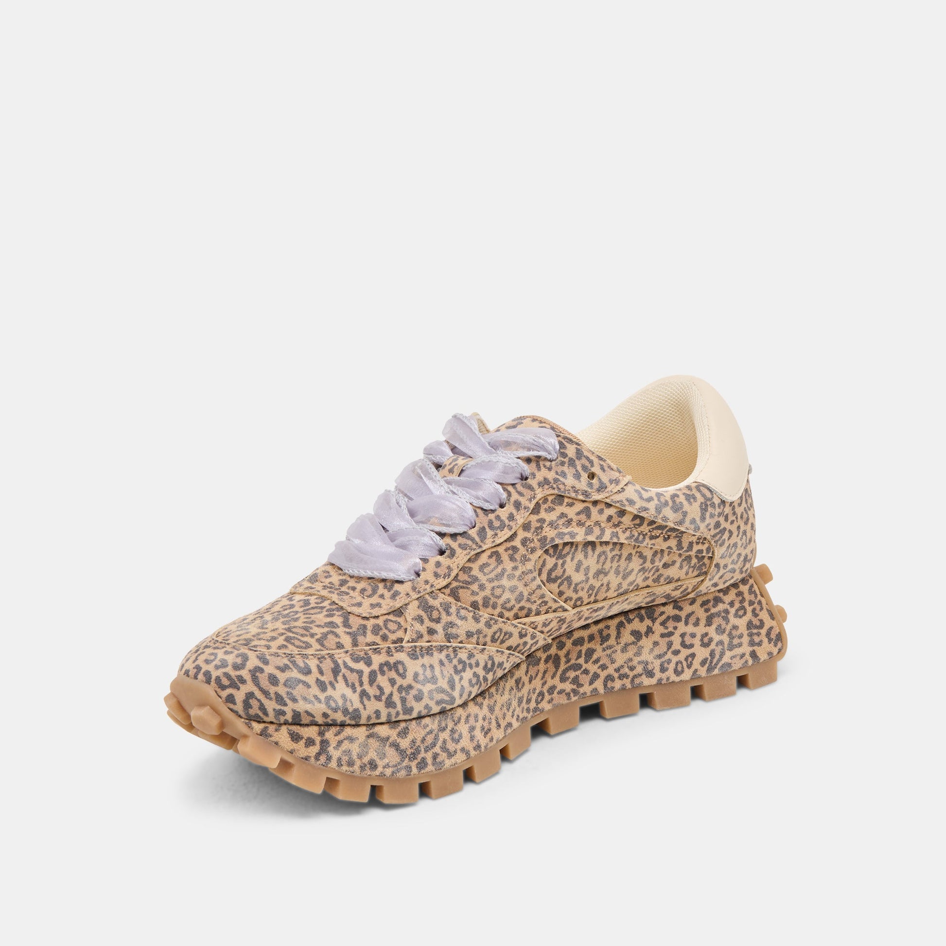 Tricia Tan Leopard Printed Suede Sneakers Dolce Vita