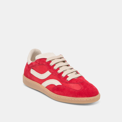 Rebel Crimson Nylon Sneakers Dolce Vita