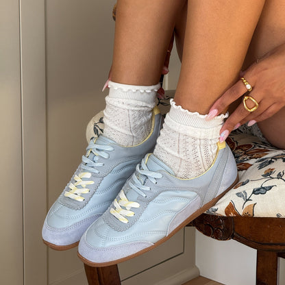 Laini Blue Multi Leather Sneakers Dolce Vita