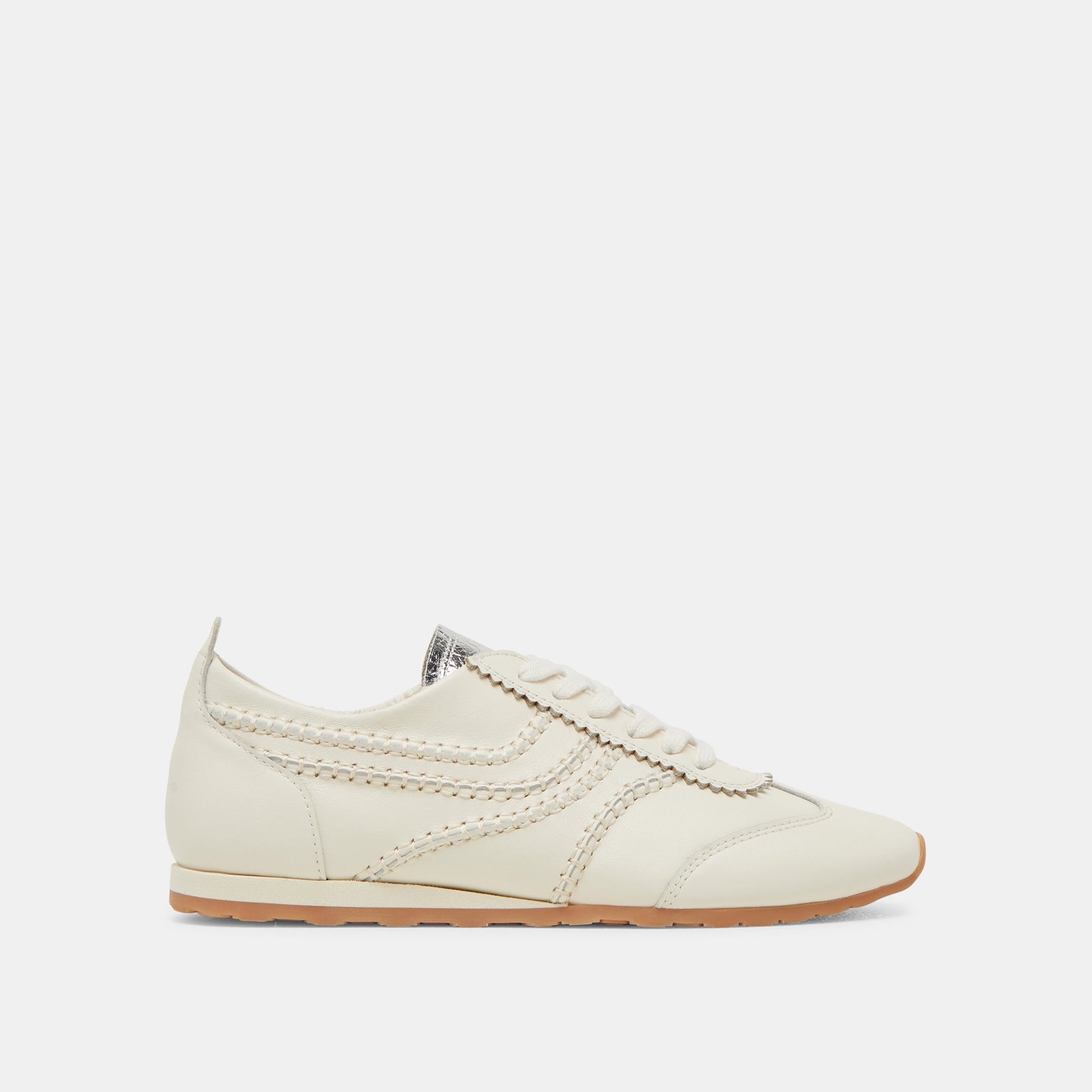 DELANY SNEAKERS OFF WHITE LEATHER Dolce Vita