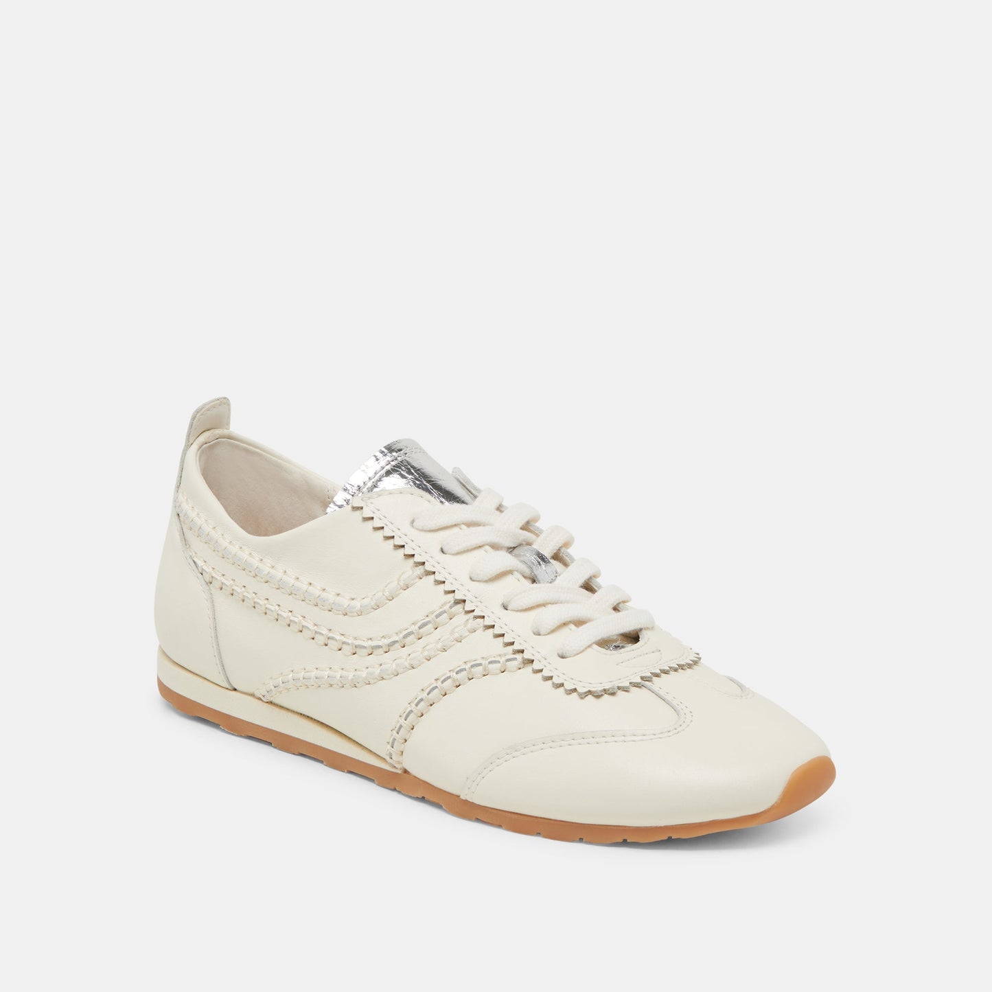 DELANY SNEAKERS OFF WHITE LEATHER Dolce Vita
