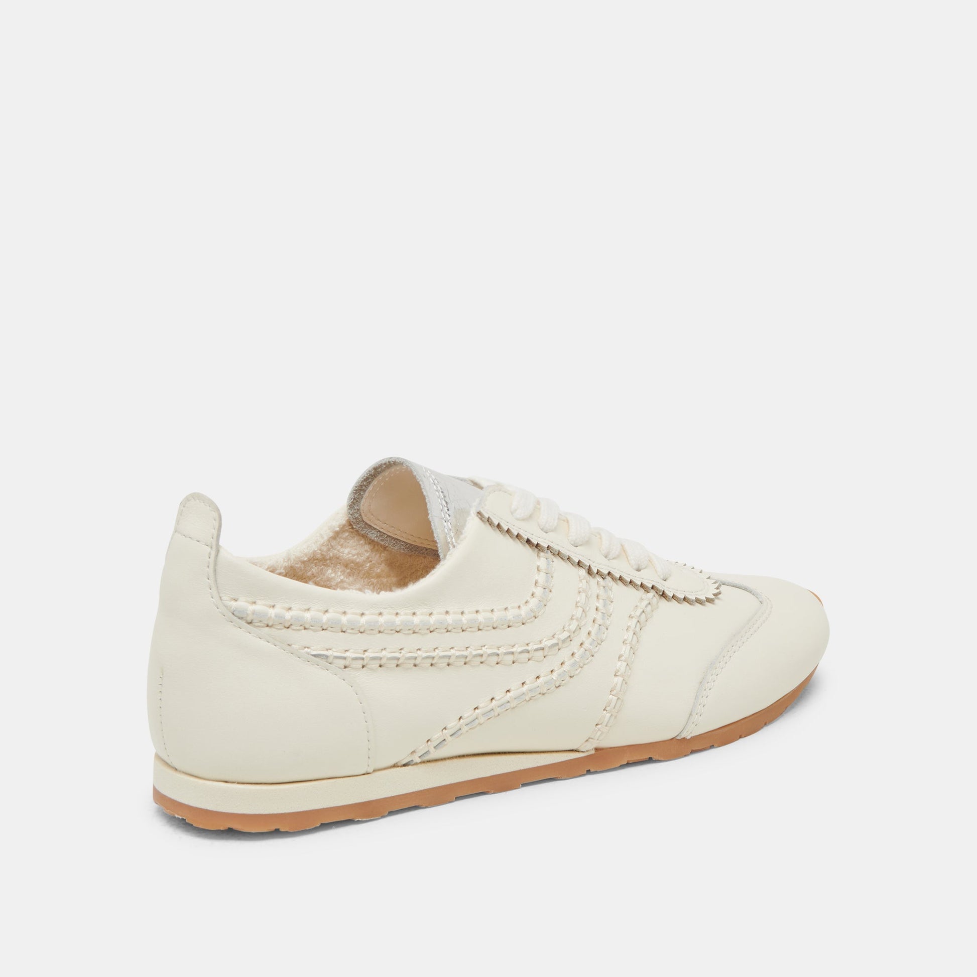DELANY SNEAKERS OFF WHITE LEATHER Dolce Vita