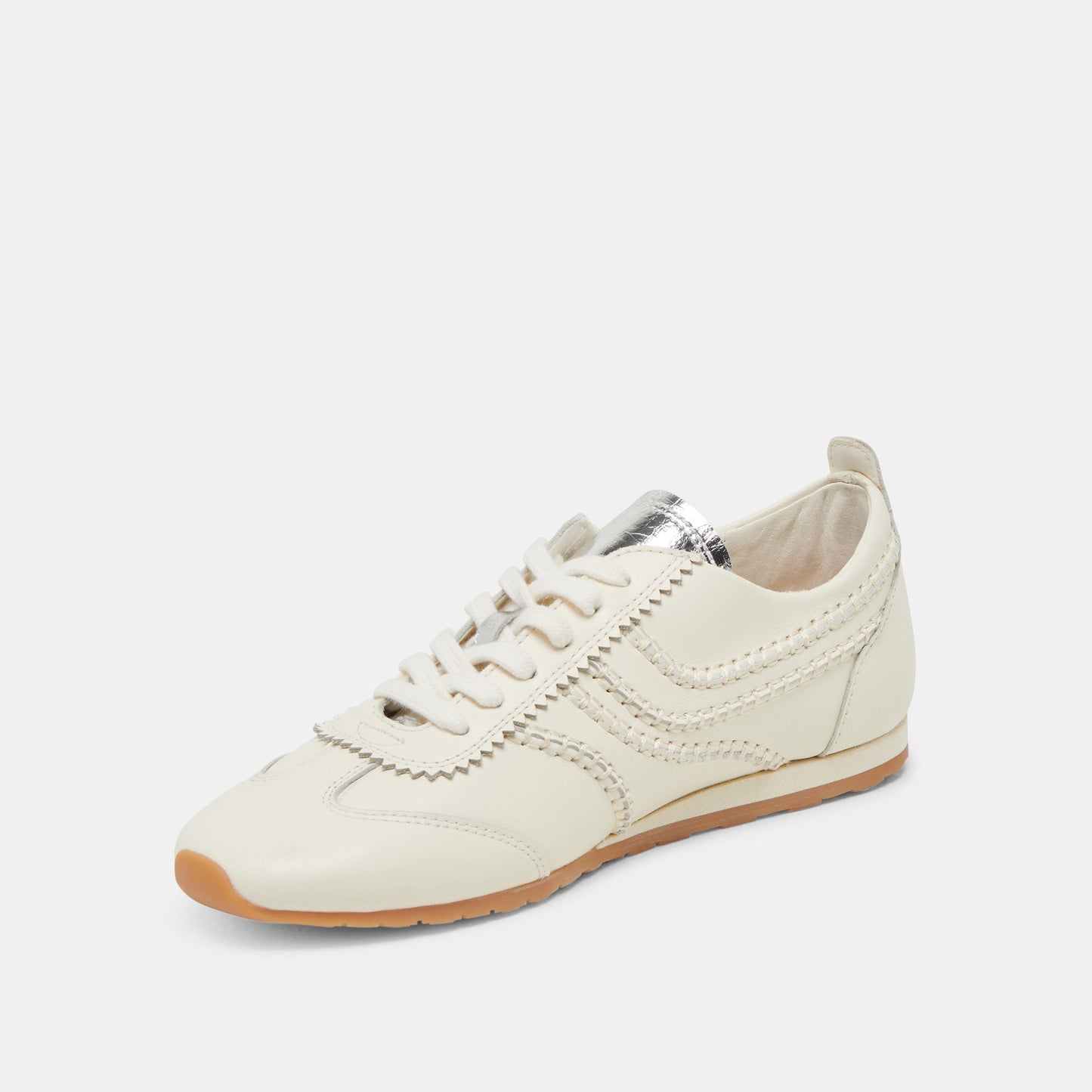 DELANY SNEAKERS OFF WHITE LEATHER Dolce Vita