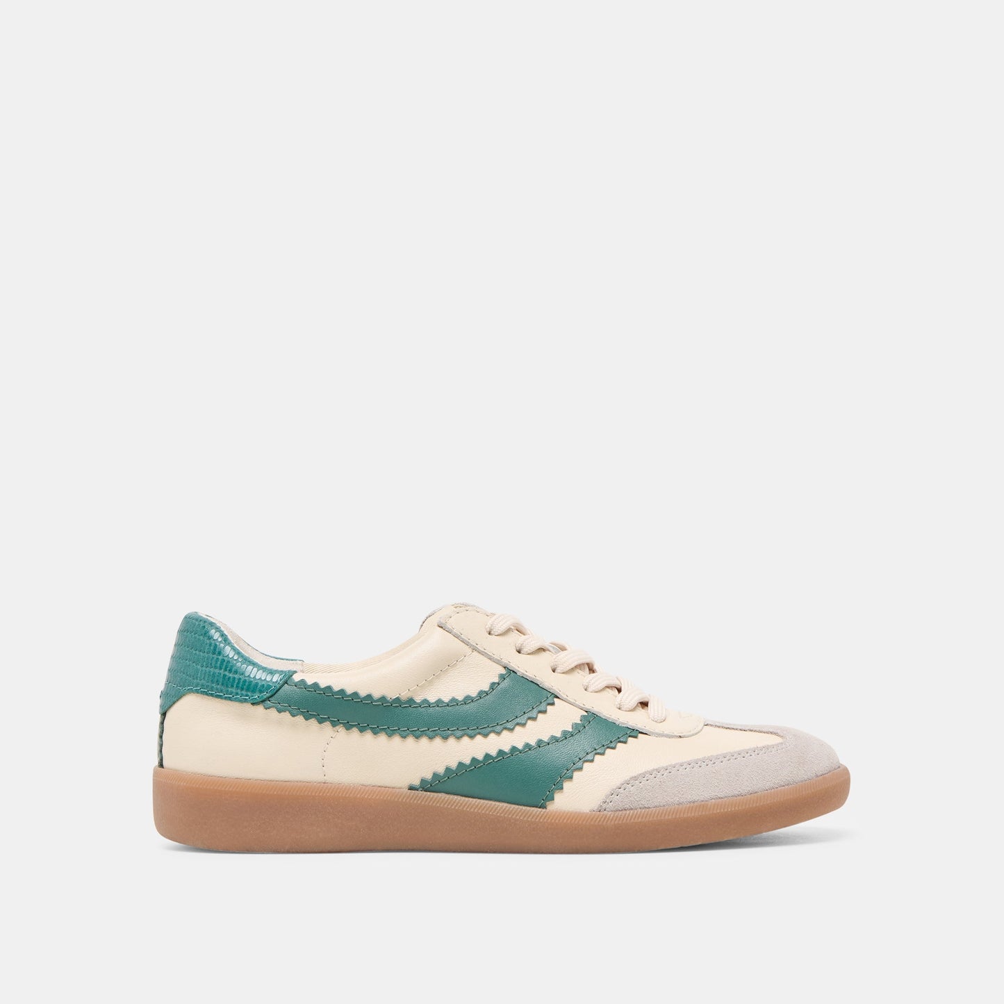 Merit White Green Leather Sneakers Dolce Vita