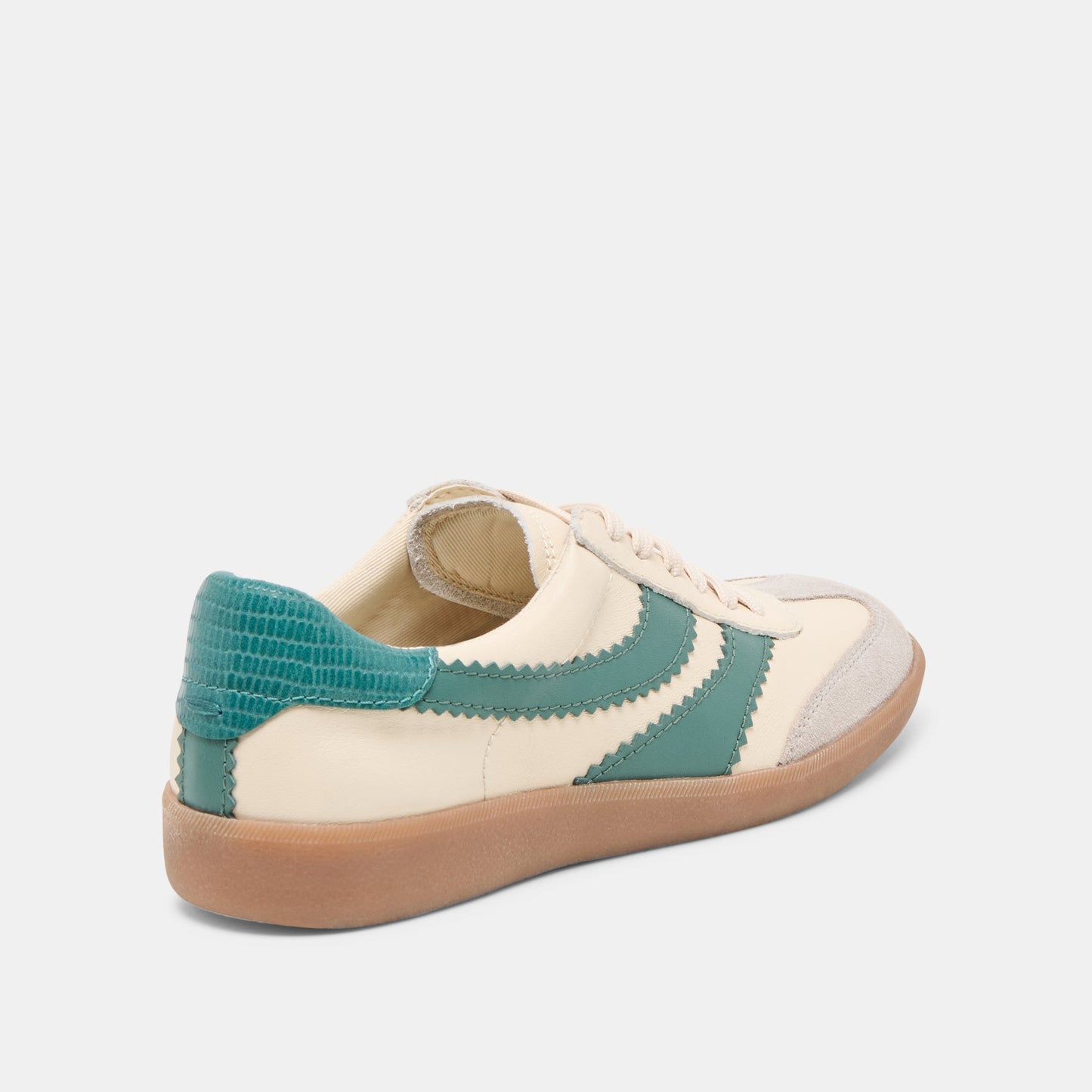 Merit White Green Leather Sneakers Dolce Vita