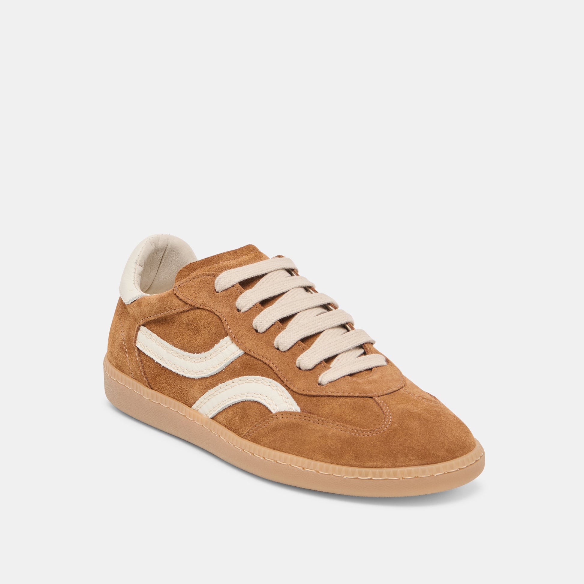 Rebel Pecan Suede Sneakers Dolce Vita