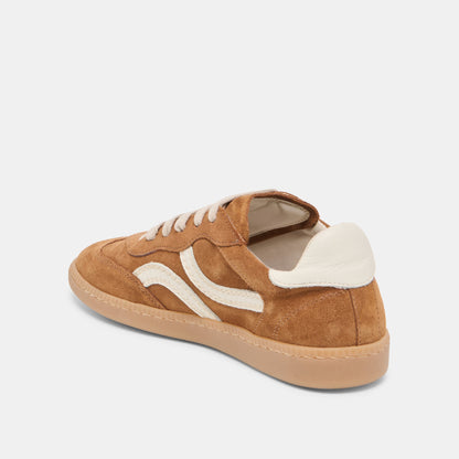 Rebel Pecan Suede Sneakers Dolce Vita