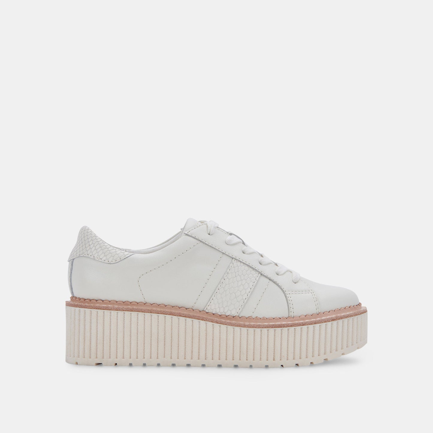 TIGER SNEAKERS WHITE LEATHER Dolce Vita