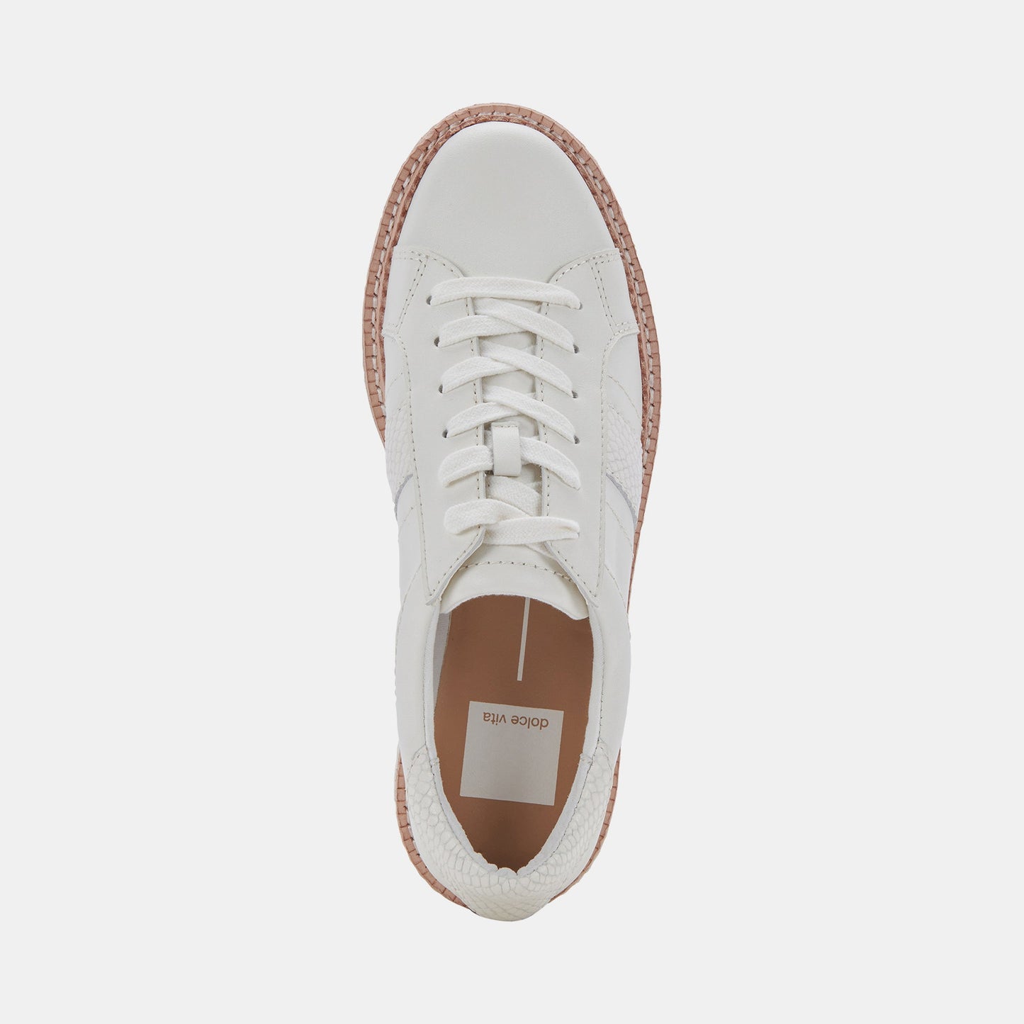 TIGER SNEAKERS WHITE LEATHER Dolce Vita