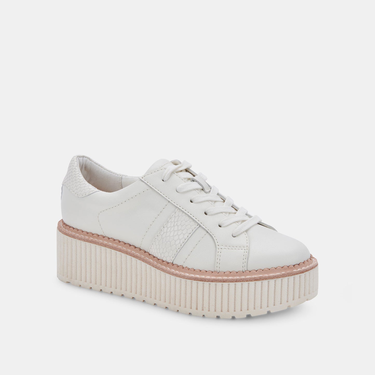TIGER SNEAKERS WHITE LEATHER Dolce Vita