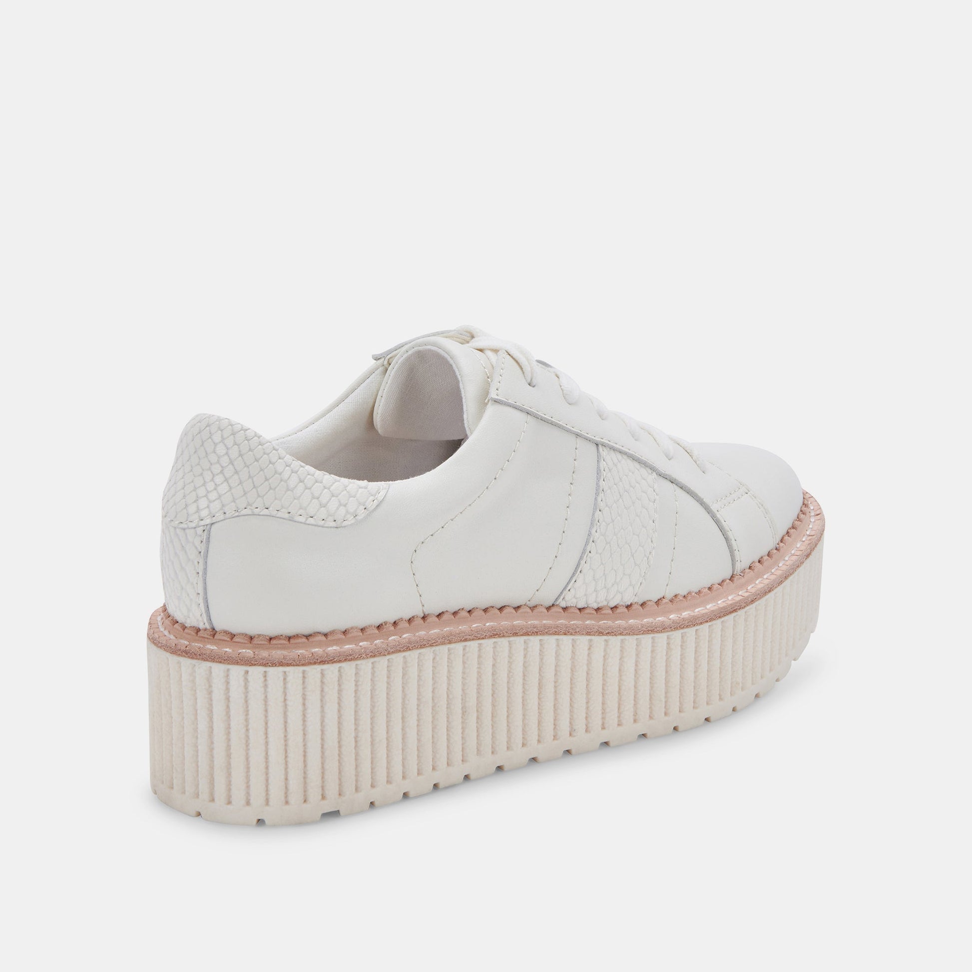 TIGER SNEAKERS WHITE LEATHER Dolce Vita