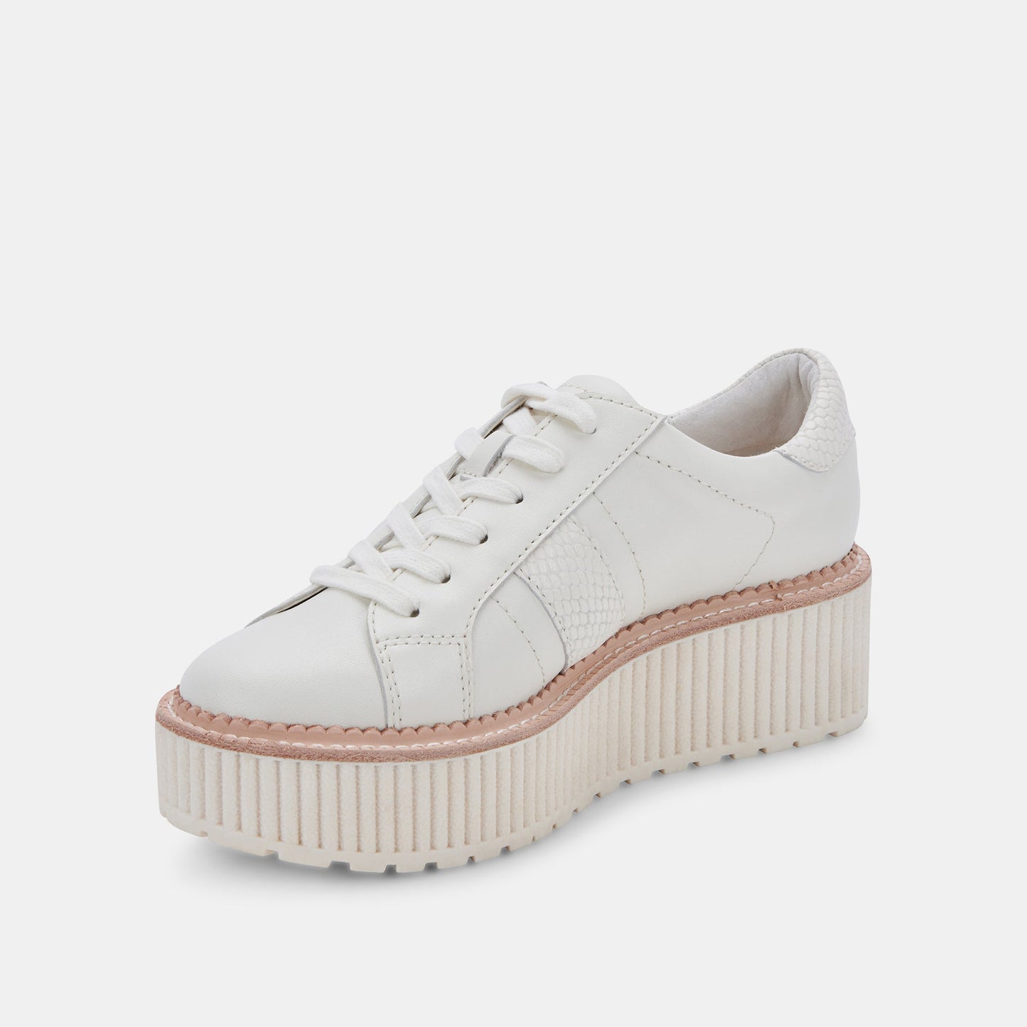 TIGER SNEAKERS WHITE LEATHER Dolce Vita