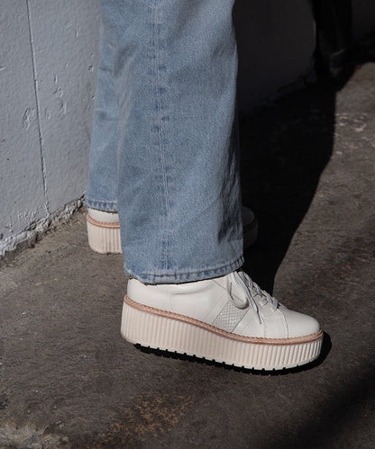 TIGER SNEAKERS WHITE LEATHER Dolce Vita