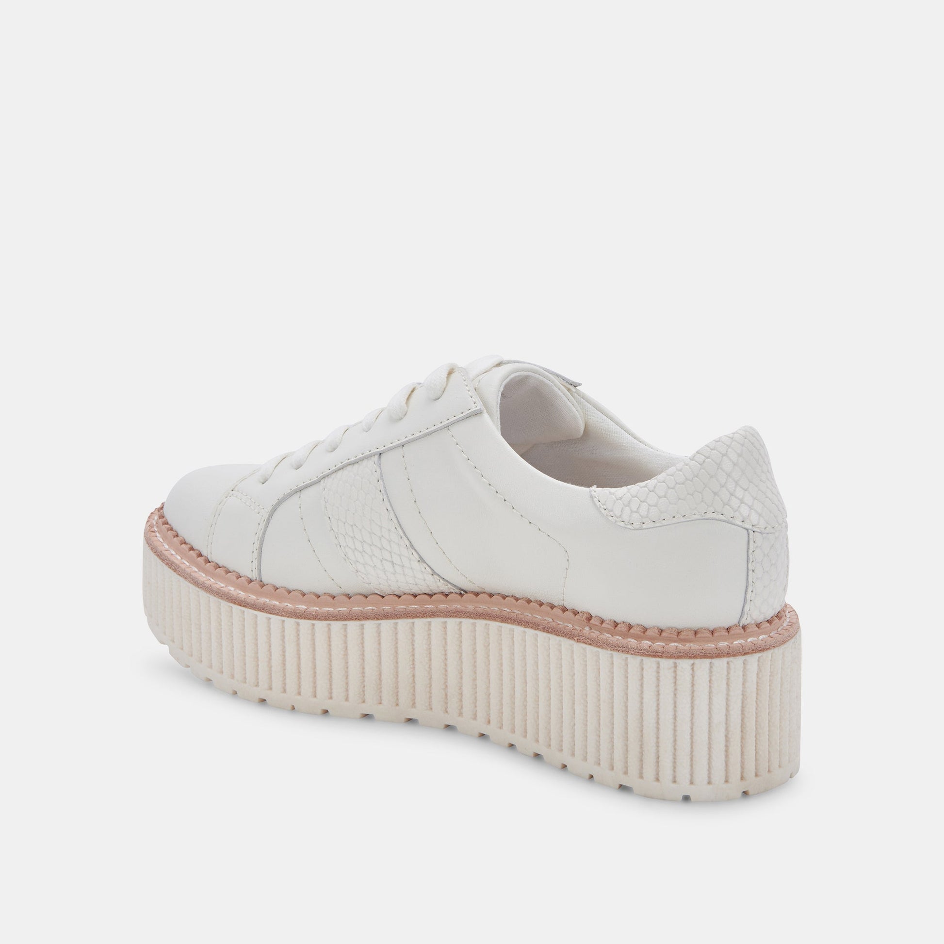 TIGER SNEAKERS WHITE LEATHER Dolce Vita