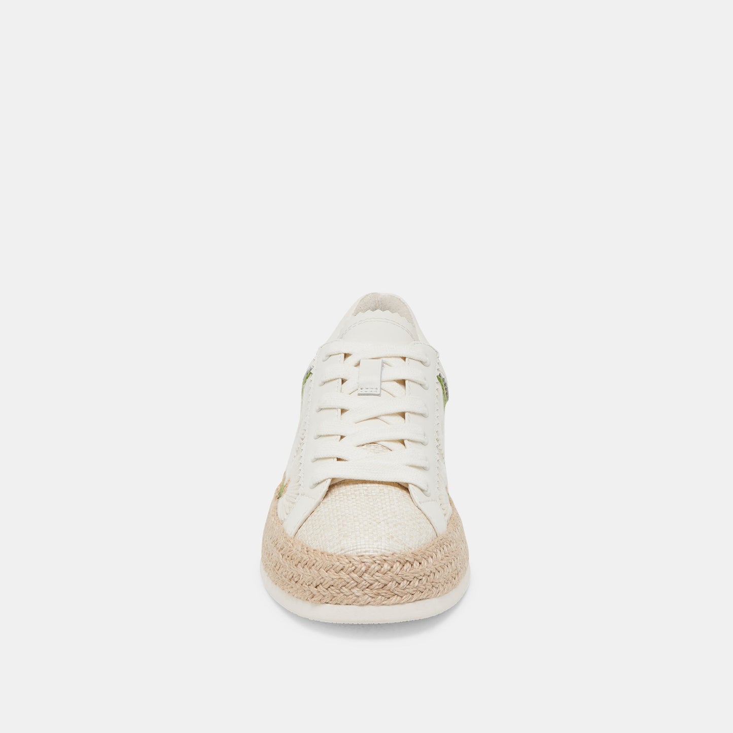 AZALIA SNEAKERS WHITE FLORAL RAFFIA Dolce Vita
