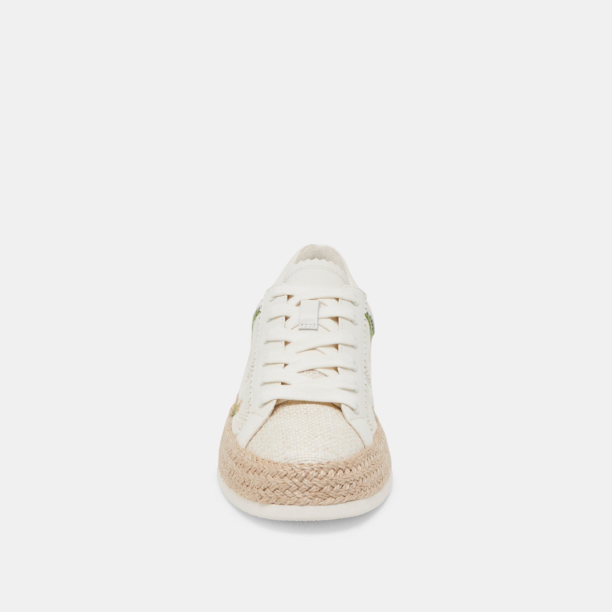 AZALIA SNEAKERS WHITE FLORAL RAFFIA Dolce Vita