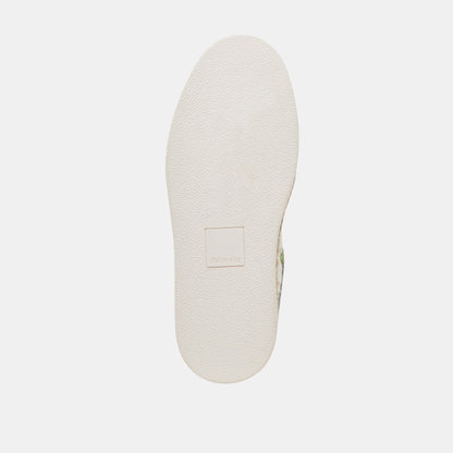AZALIA SNEAKERS WHITE FLORAL RAFFIA Dolce Vita