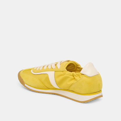 Sariya Yellow Nylon Sneakers Dolce Vita